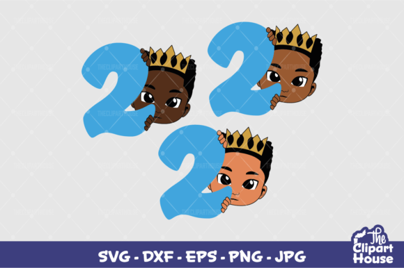 2nd Birthday Boy Peek Graphics for Local Branding