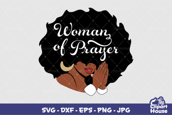 Afro Woman of Prayer 2