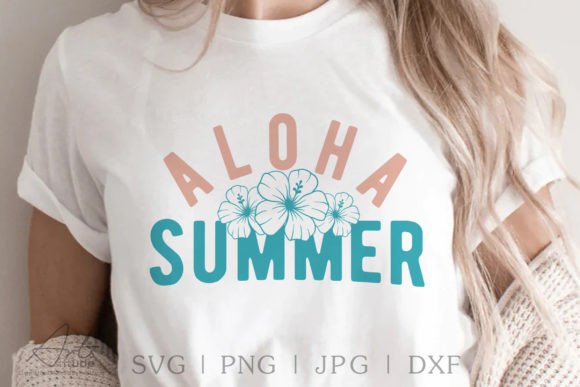 Aloha Summer SVG, Vacation Shirt Design
