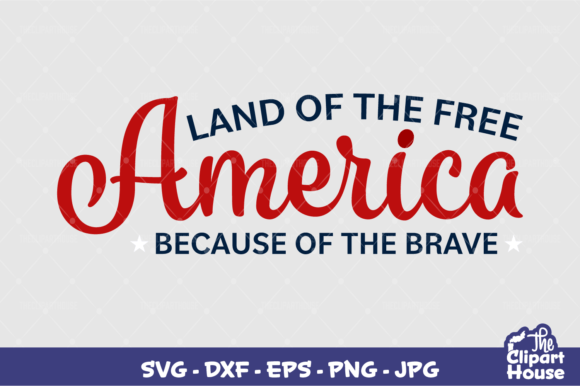 America Land of the Free Graphics for Crafts