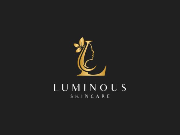 Beauty Cosmetics Letter L Logo Template: Graphics & Logos
