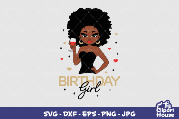 Birthday Girl 3 Graphics for Crafts