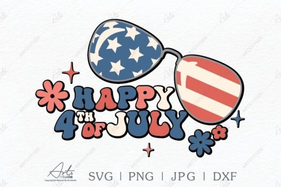 Happy 4th of July SVG, America PNG Shirt Graphics