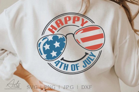 Happy 4th of July SVG PNG Graphics for T-Shirt Designs