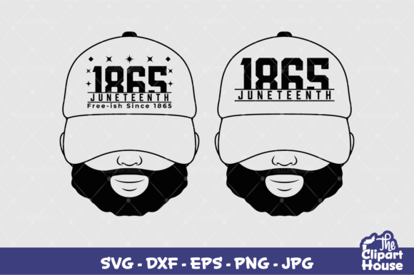 Juneteenth Cap Man Graphics for Crafts