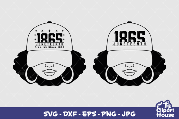 Juneteenth Cap Woman 2: Graphics for Crafts & Branding