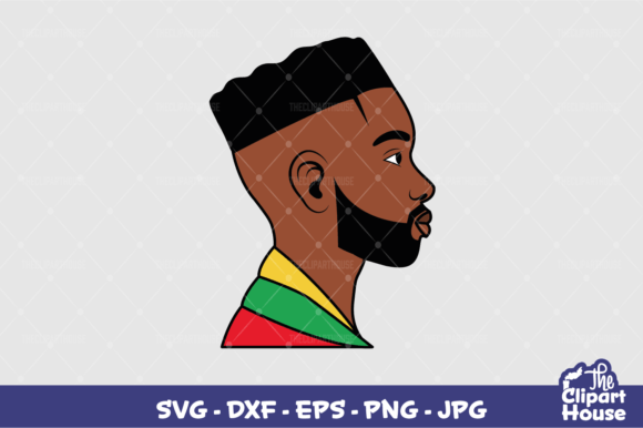 Juneteenth Flag Man 2 Graphics for Crafts