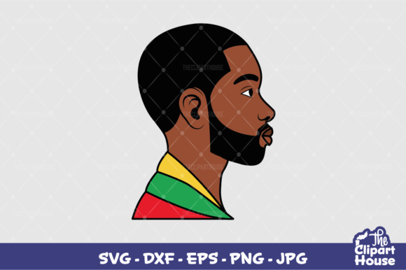 Juneteenth Flag Man Graphics for Crafts