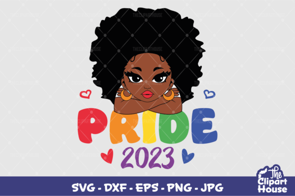 LGBT Pride Woman 2023 Graphics for Crafts
