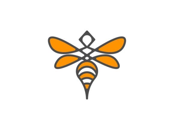 Mix Bee Dragonfly Logo Template Graphics