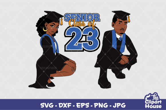 Senior Class of 23 Man and Woman Graphics