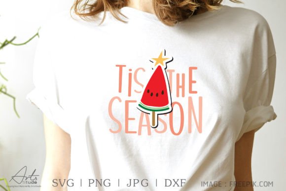 Tis the Season Christmas in July SVG: Graphics for Crafts & Joyful Branding