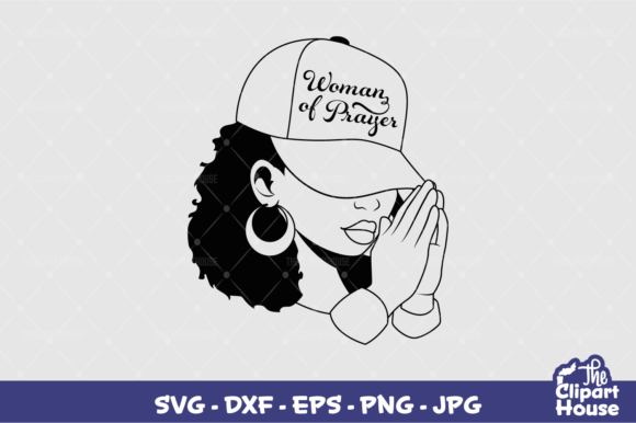 Woman of Prayer Cap Graphics for Crafts